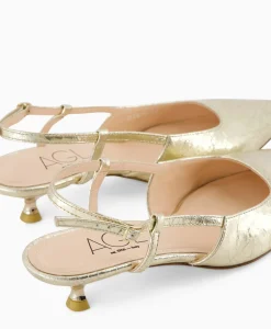 Dames Agl Pumps*Pump Lenor Sling Goud