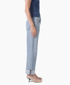 Dames Agolde Broeken*Jeans Fran Jean Blauw