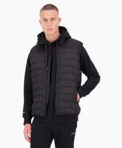 Heren Airforce Jassen*Bodywarmer Padded Zwart