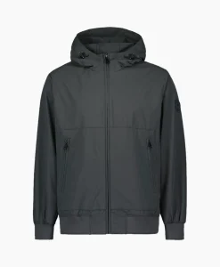 Heren Airforce Jassen*Jack Hooded Four-Fay Stretch Donker Grijs