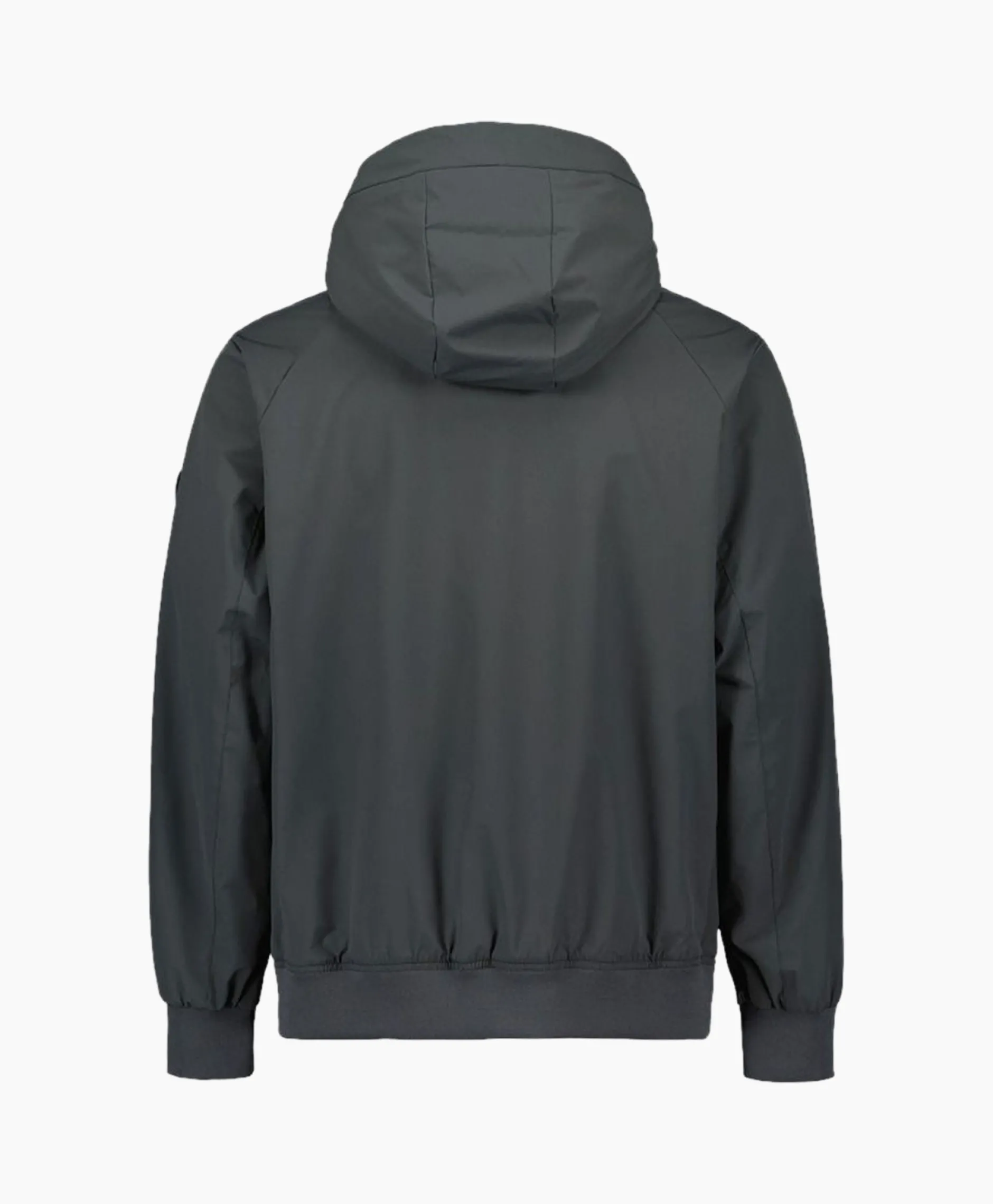 Heren Airforce Jassen*Jack Hooded Four-Fay Stretch Donker Grijs