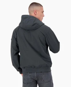 Heren Airforce Jassen*Jack Hooded Four-Fay Stretch Donker Grijs