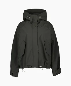 Dames Airforce Jassen*Jack Oversized Softshell Zwart