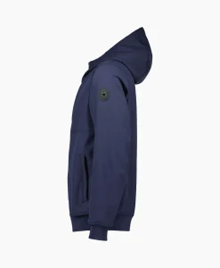 Heren Airforce Jassen*Jack Softshell Midden Blauw