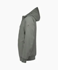 Heren Airforce Jassen*Softshell Jas Hooded Grijs