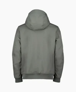 Heren Airforce Jassen*Softshell Jas Hooded Grijs