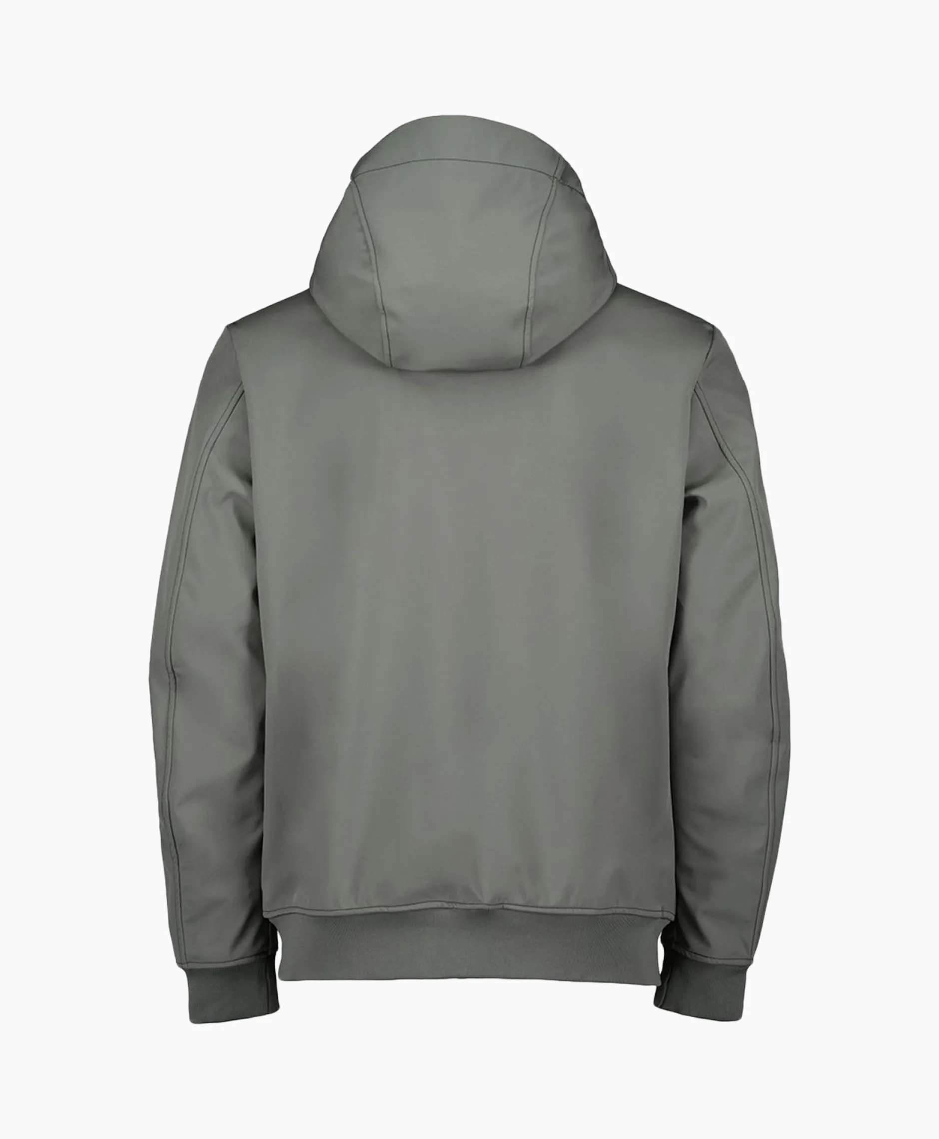 Heren Airforce Jassen*Softshell Jas Hooded Grijs