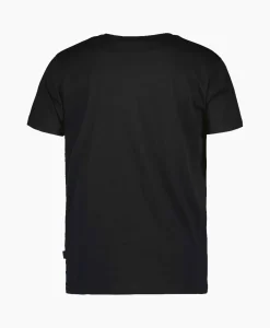 Heren Airforce T-Shirts*T-Shirt Korte Mouw Basic Zwart