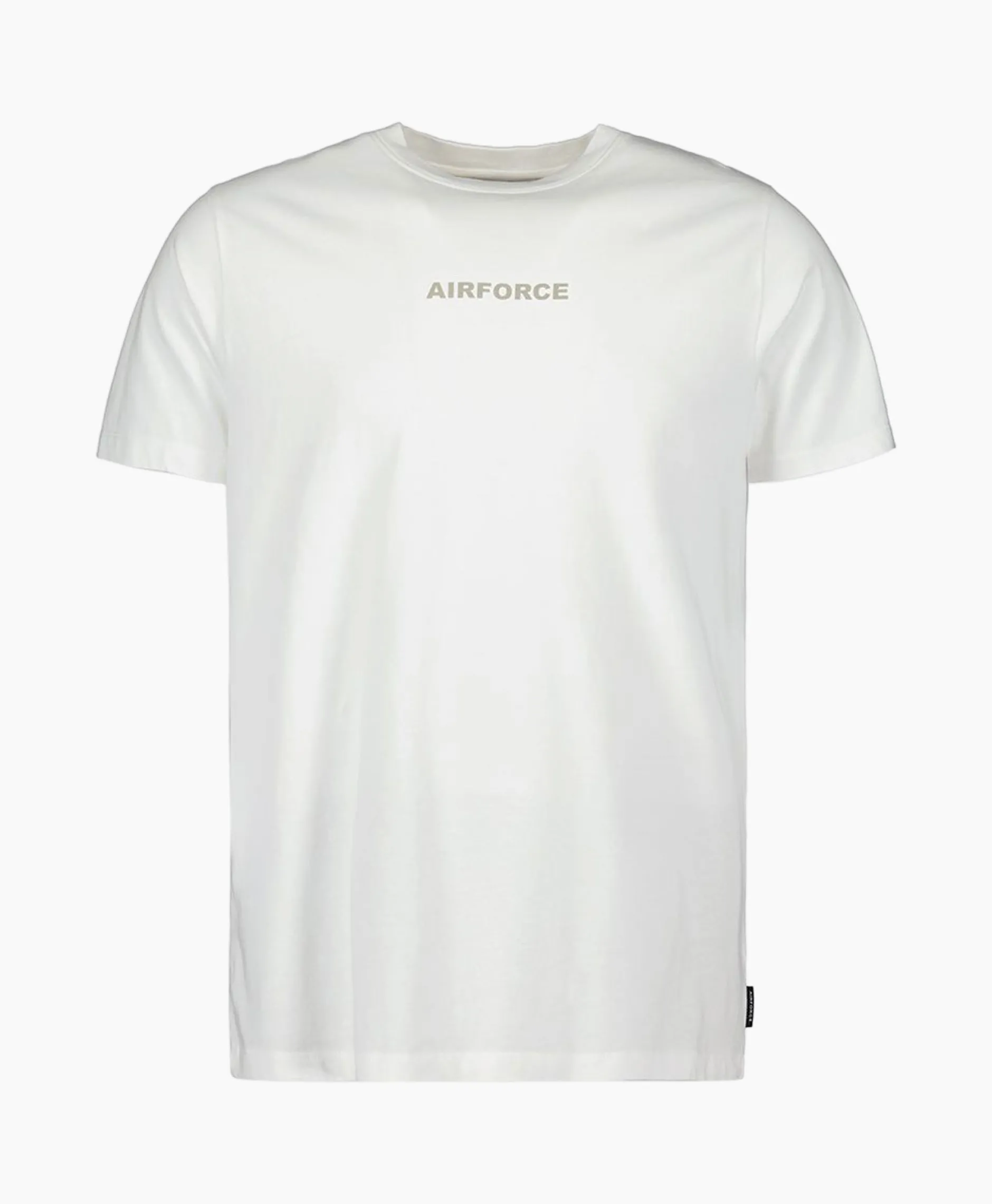Heren Airforce T-Shirts*T-Shirt Wording/Logo Wit