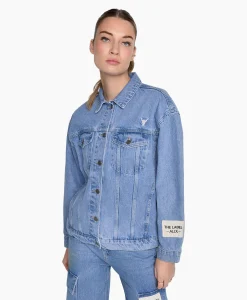 Dames Alix The Label Jassen*Jack Woven Denim Blauw