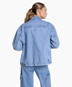 Dames Alix The Label Jassen*Jack Woven Denim Blauw