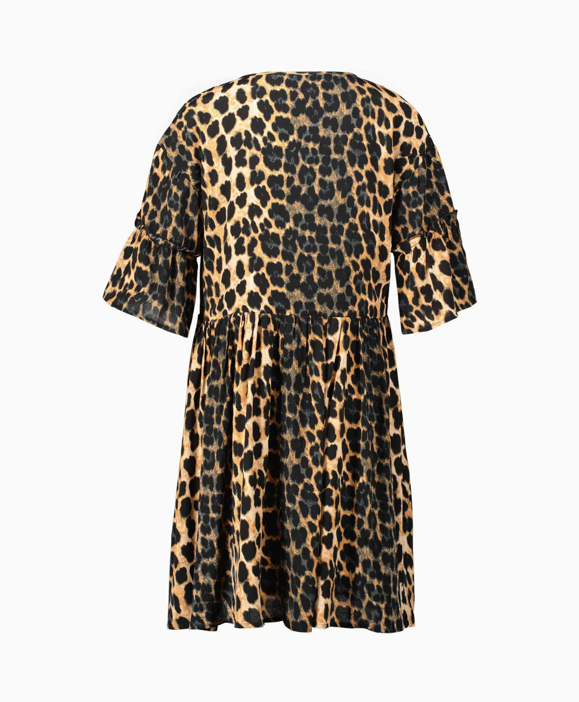 Dames Alix The Label Bruiloftskleding*Jurk Ladies Woven Animal Dress Print + 2 Kleurig