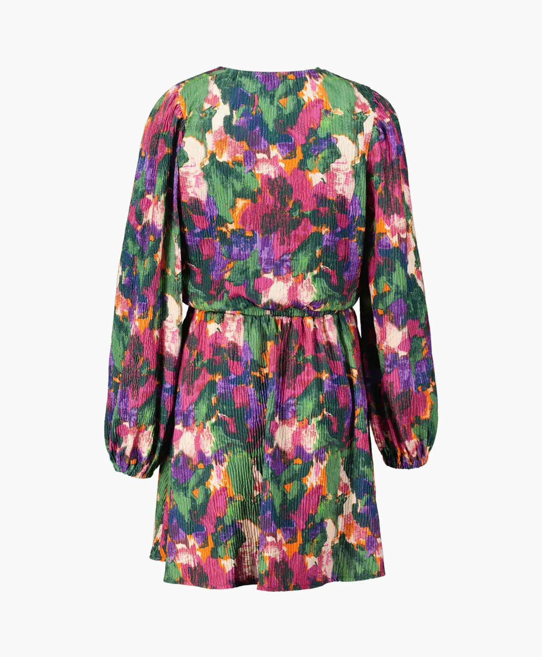 Dames Alix The Label Bruiloftskleding*Mini Jurk Woven Camouflage Flower Zwart