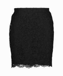 Dames Alix The Label Rokken*Minirok Ladies Woven Lace Mini Zwart