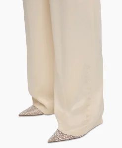 Dames Alix The Label Broeken*Pantalon Woven Satin Ecru