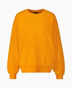 Dames Alix The Label Truien*Pullover Knitted Patch Oranje