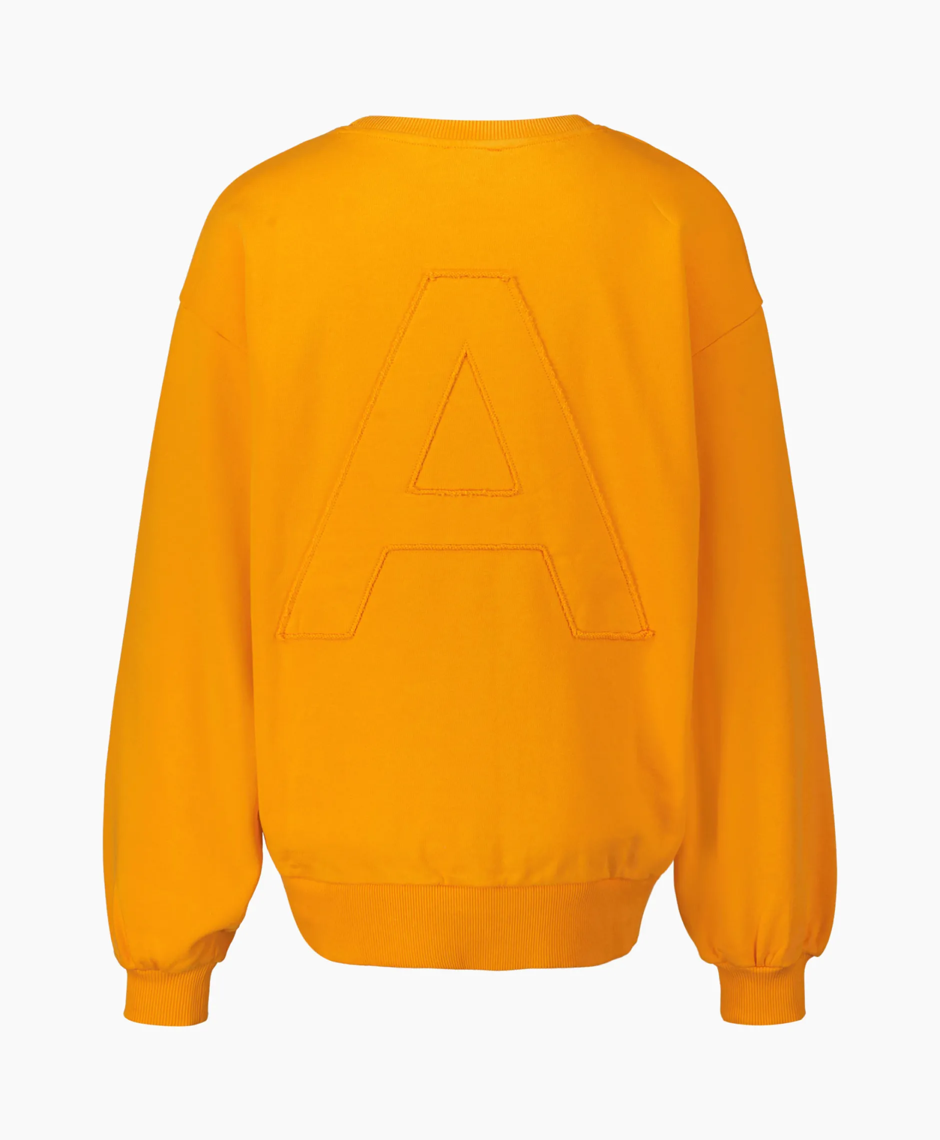 Dames Alix The Label Truien*Pullover Knitted Patch Oranje