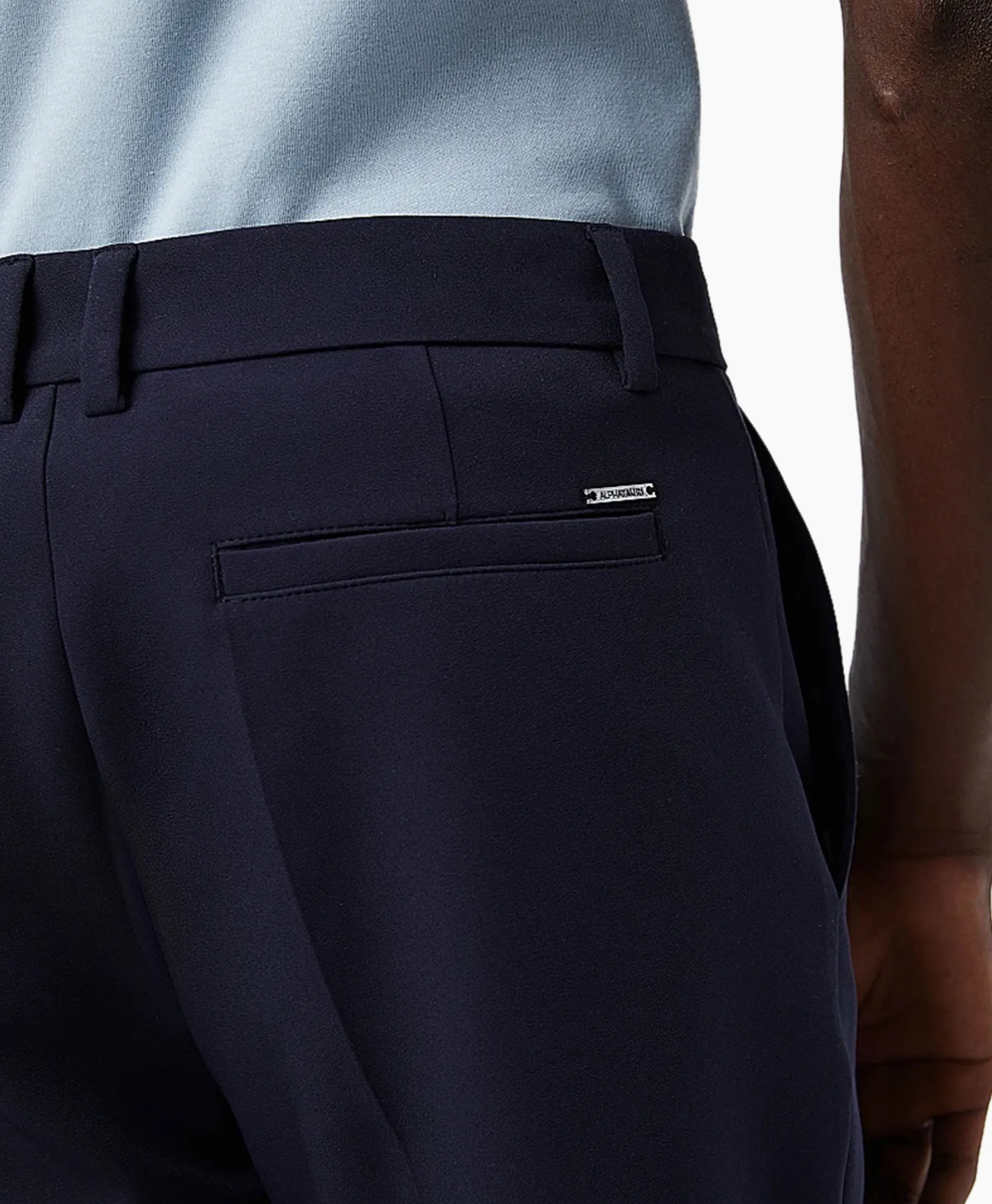 Heren Alpha Tauri Broeken*Korte Broek Pelsh Donker Blauw