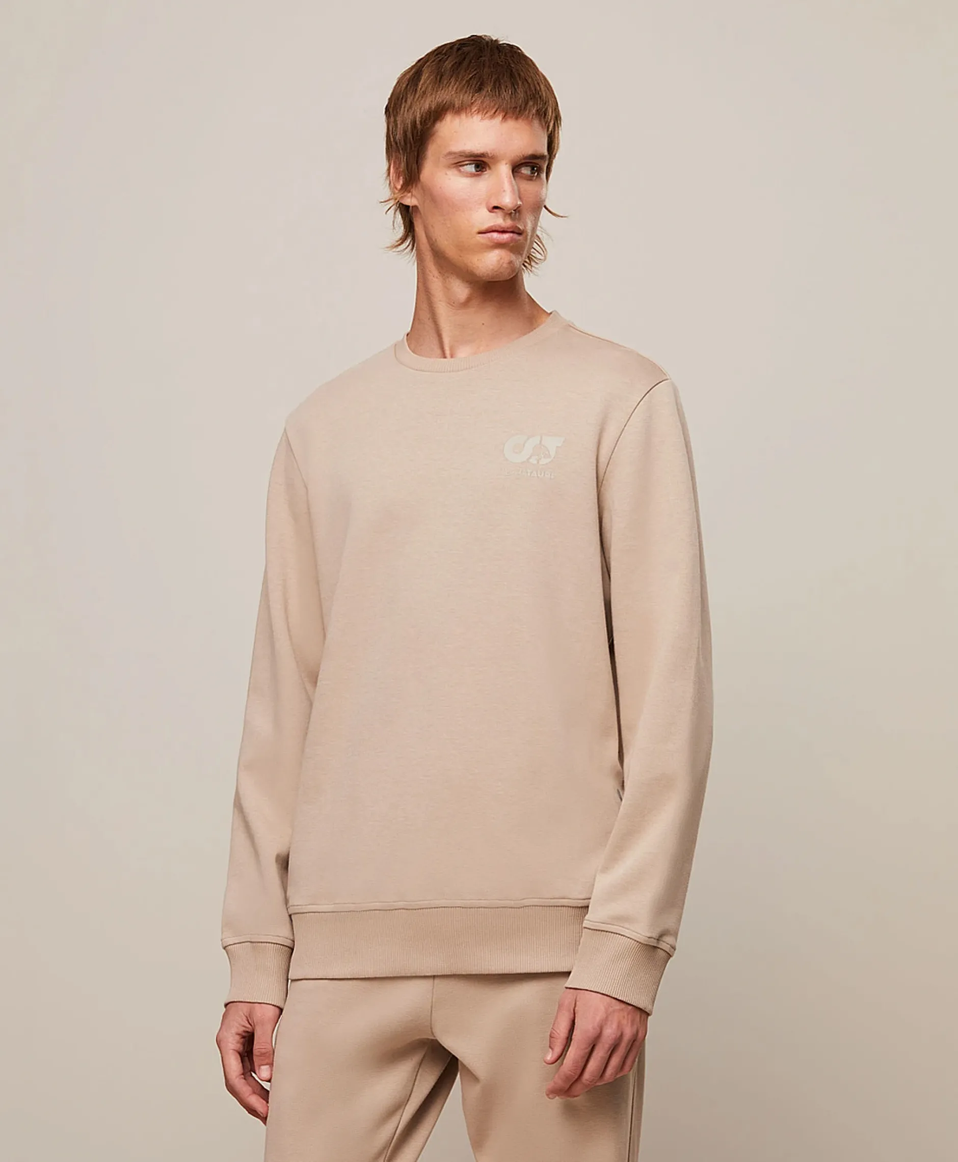 Heren Alpha Tauri Truien*Pullover Ata Serua Beige
