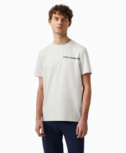 Heren Alpha Tauri T-Shirts*T-Shirt Joubl V3.Y5.01 Wit