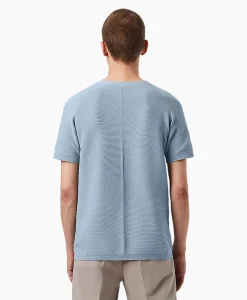 Heren Alpha Tauri T-Shirts*T-Shirt Korte Mouw Fosos Licht Blauw