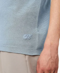 Heren Alpha Tauri T-Shirts*T-Shirt Korte Mouw Fosos Licht Blauw