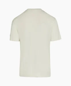 Heren Alpha Tauri T-Shirts*T-Shirt Korte Mouw Jopin Off White