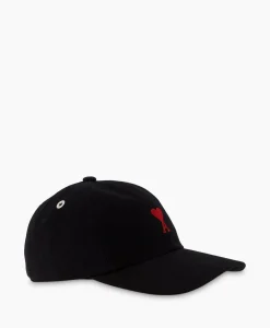 Heren Ami Paris Petten*Hoed/Pet Adc Embroideryzwart