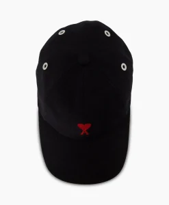 Heren Ami Paris Petten*Hoed/Pet Adc Embroideryzwart