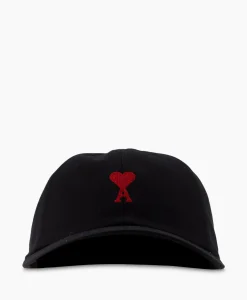 Heren Ami Paris Petten*Hoed/Pet Adc Embroideryzwart