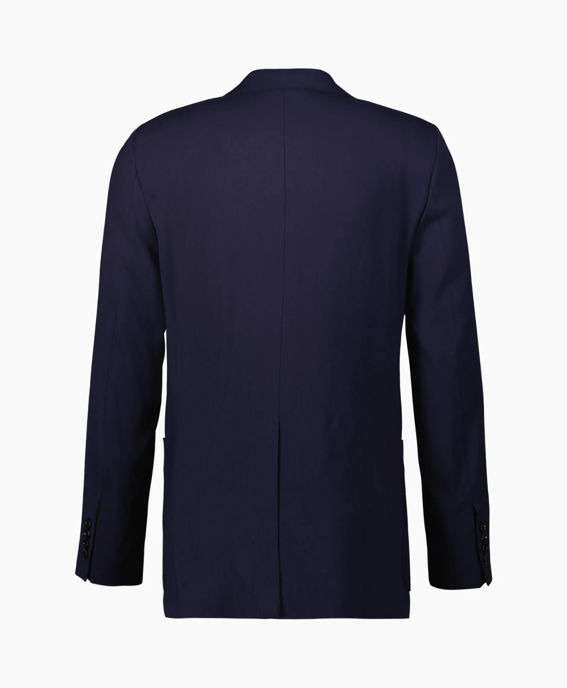 Heren Ami Paris Jassen*Jack Two Buttons Wool Viscose Twill Donker Blauw