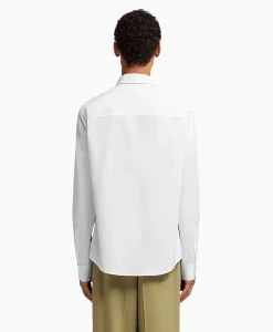 Heren Ami Paris Overhemden*Overhemd Classic Off White
