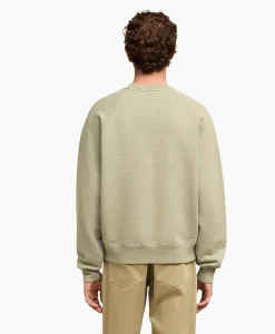 Heren Ami Paris Truien*Sweater Ami De Coeur Khaki