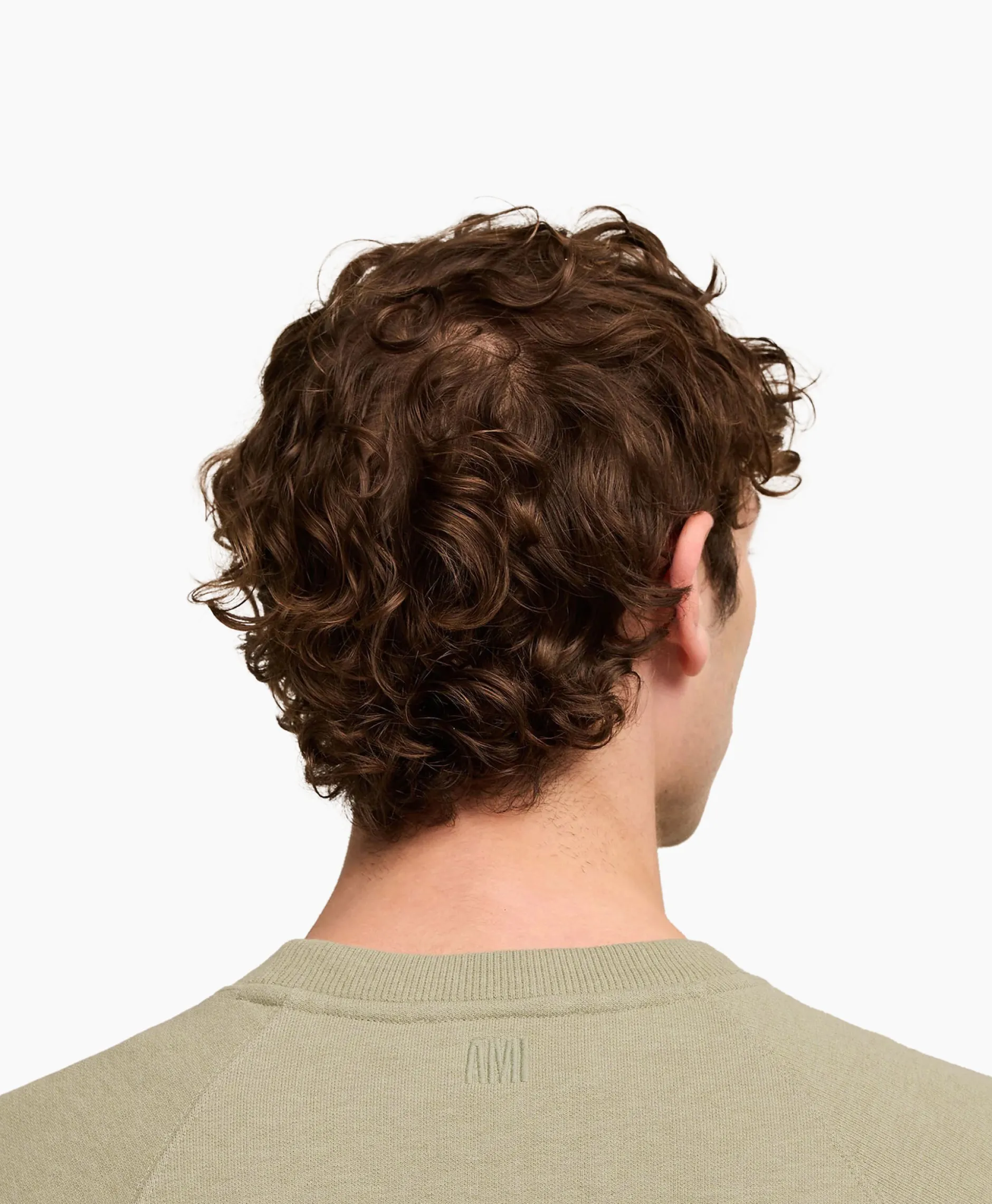 Heren Ami Paris Truien*Sweater Ami De Coeur Khaki