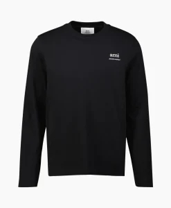Heren Ami Paris T-Shirts*T-Shirt Ami Am Zwart