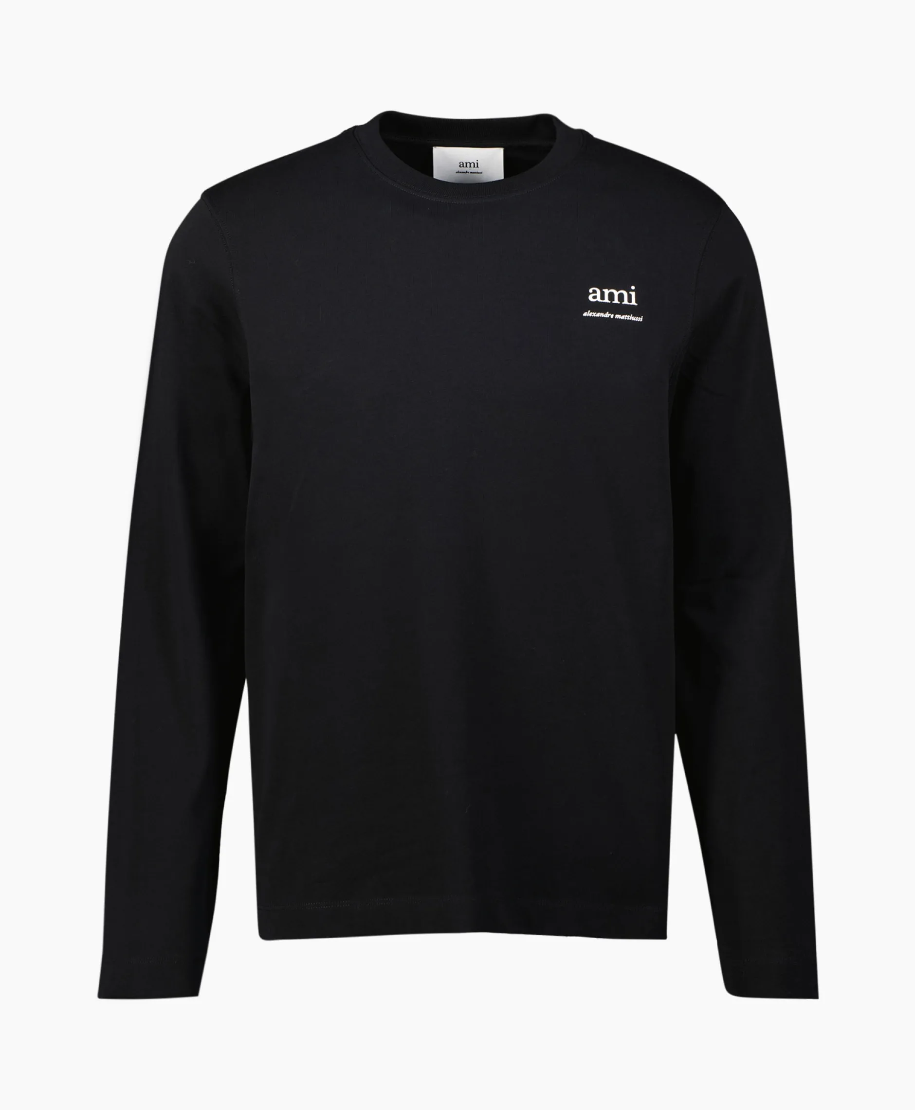 Heren Ami Paris T-Shirts*T-Shirt Ami Am Zwart