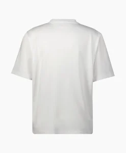 Heren Ami Paris T-Shirts*T-Shirt Korte Mouw Ami De Coeur Off White