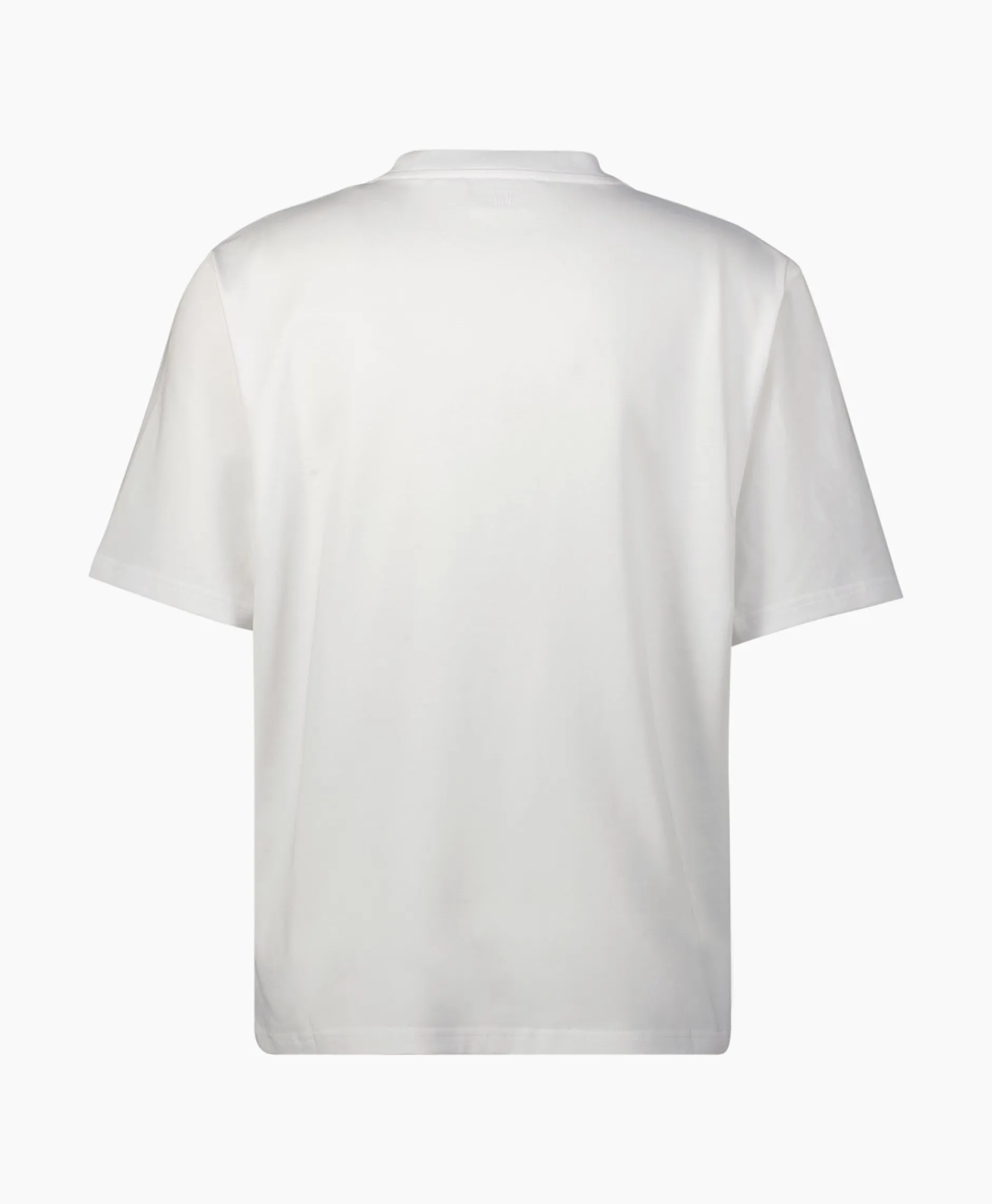 Heren Ami Paris T-Shirts*T-Shirt Korte Mouw Ami De Coeur Off White