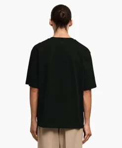 Heren Ami Paris T-Shirts*T-Shirt Korte Mouw Ami Am Zwart