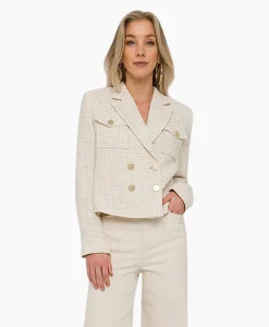 Dames Anna Van Toor Blazers*Blazer 33A01-02613 Off White