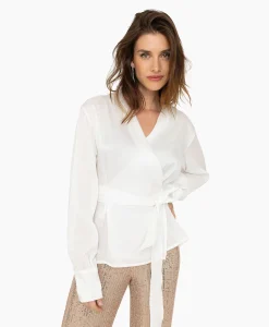 Dames Anna Van Toor Blouses*Blouse 43A05-03347 Beige