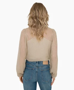 Dames Anna Van Toor Blouses*Blouse 26A05-03428 Goud