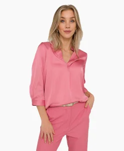 Dames Anna Van Toor Blouses*Blouse 32A05-03396 Rood