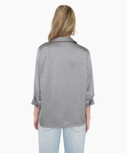 Dames Anna Van Toor Blouses*Blouse 32A05-03274 Zilver