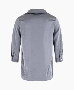 Dames Anna Van Toor Blouses*Blouse 32A05-03274 Zilver