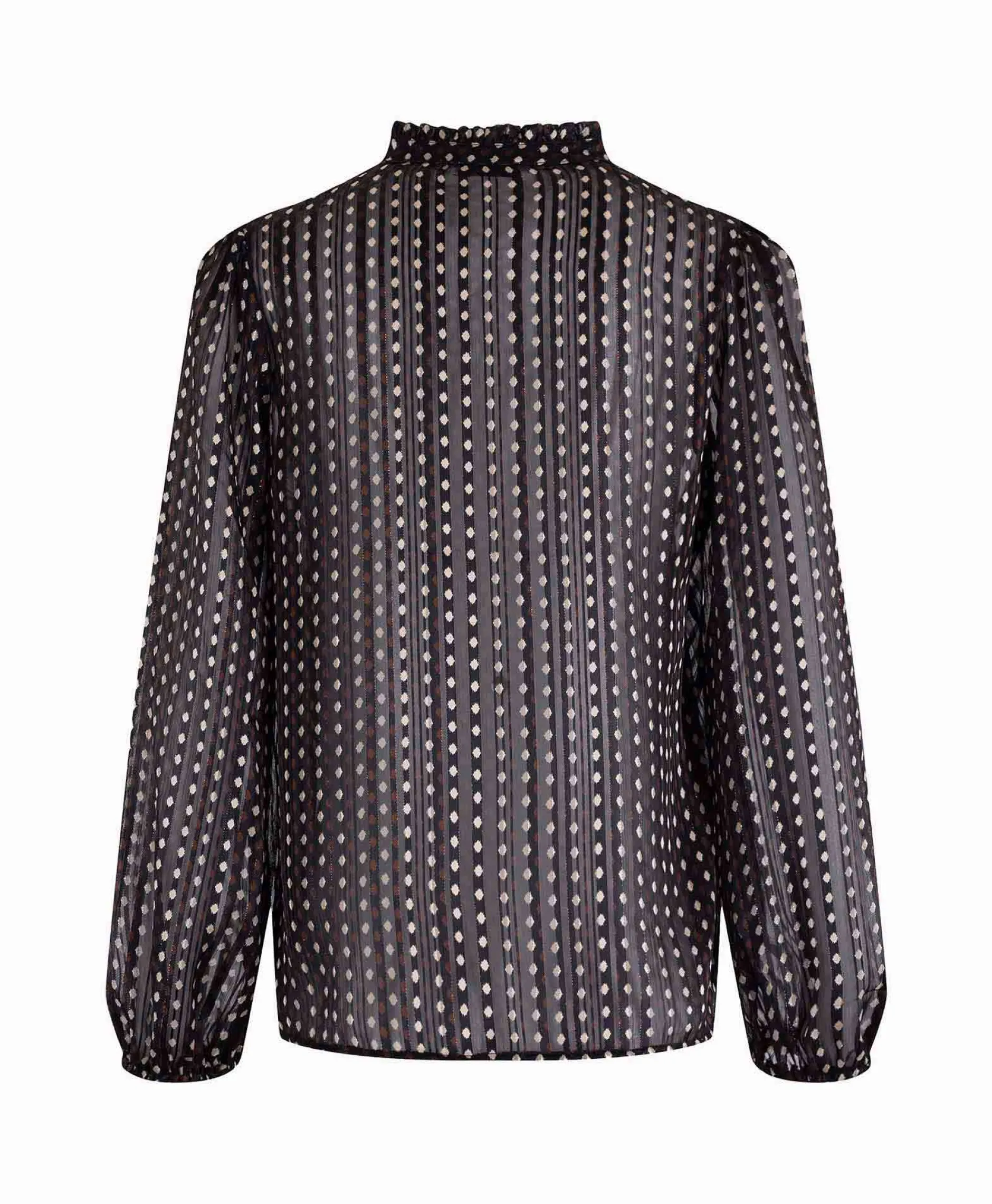 Dames Anna Van Toor Blouses*Blouse 74A05-03367 Zwart