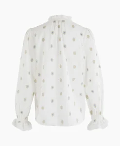 Dames Anna Van Toor Blouses*Blouse 17A05-03172B-1 Off White