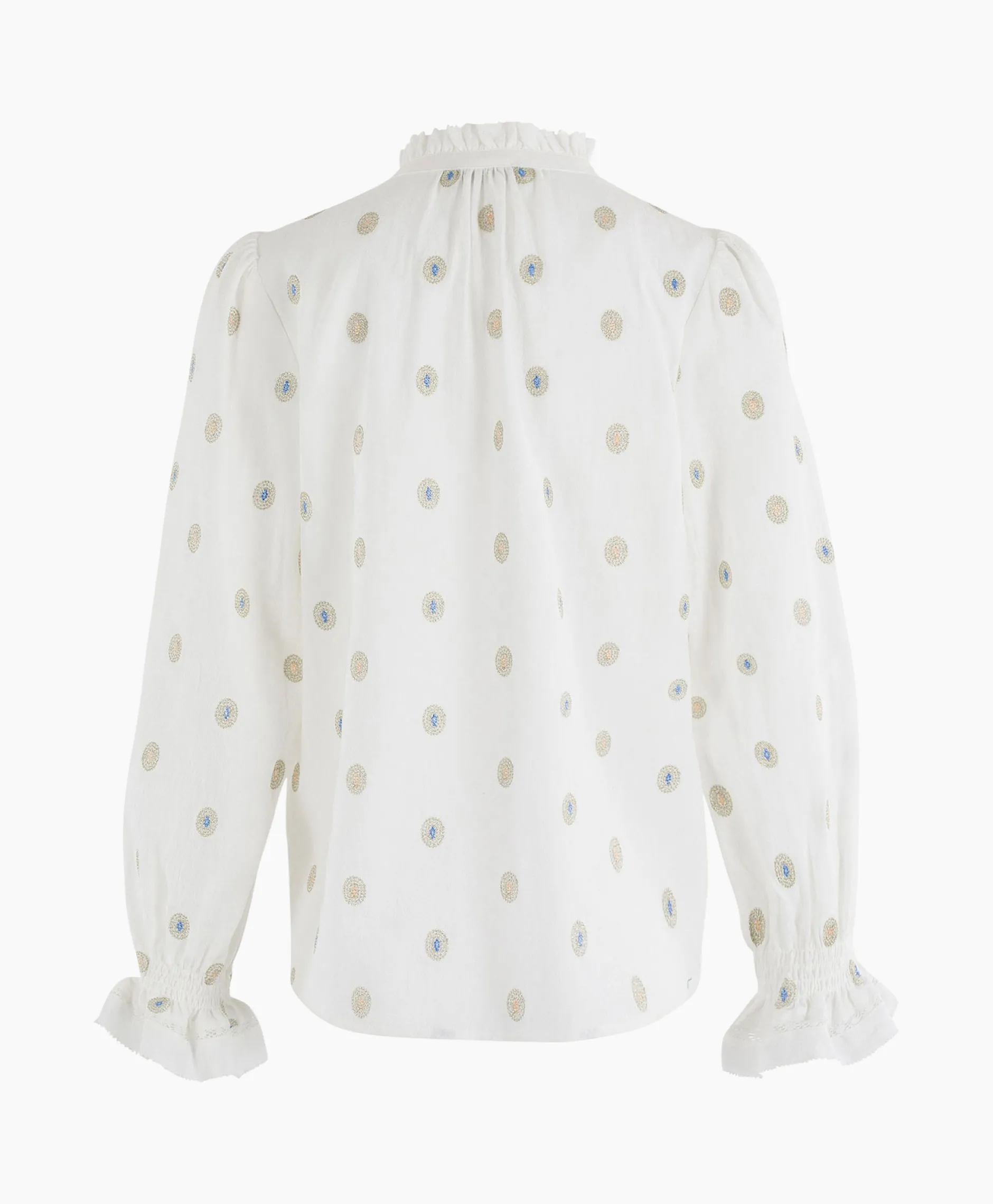 Dames Anna Van Toor Blouses*Blouse 17A05-03172B-1 Off White