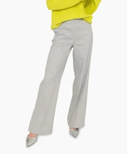Dames Anna Van Toor Broeken*Broek 19A02-03182 Zilver