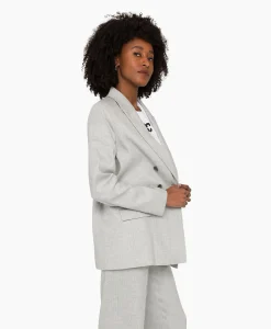 Dames Anna Van Toor Gilets*Gilet 33A01-02610 Zilver